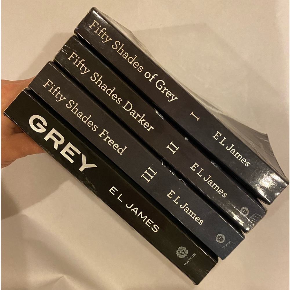 📚 Fifty Shades of Grey Trilogy + Grey (Christian’s perspective) by E.L. James